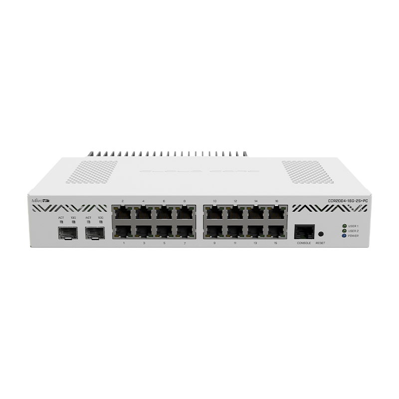 روتر میکروتیک مدل ccr2004-16g-2s-pc