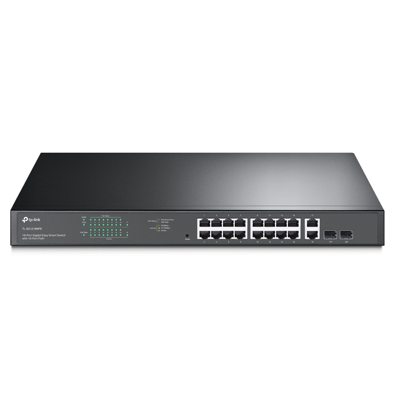 سوئیچ 16 پورت تی پی لینک مدل TL-SG1218MPE
