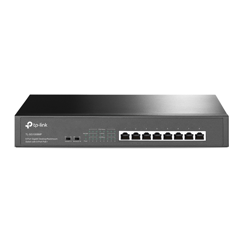 سوئیچ شبکه 8 پورت تی پی لینک مدل TL-SG1008MP
