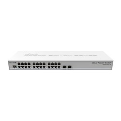 روتر سوئیچ 24 پورت میکروتیک مدل CRS326-24G-2S+RM