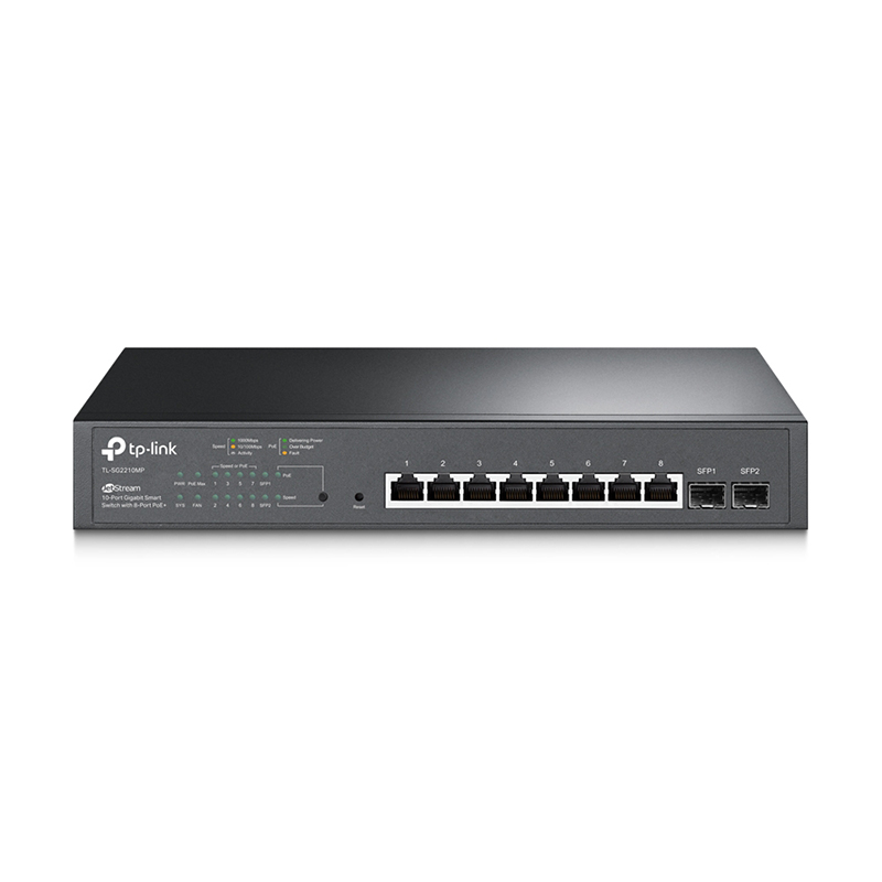 سوئیچ شبکه 8 پورت تی پی لینک مدل TL-SG2210MP