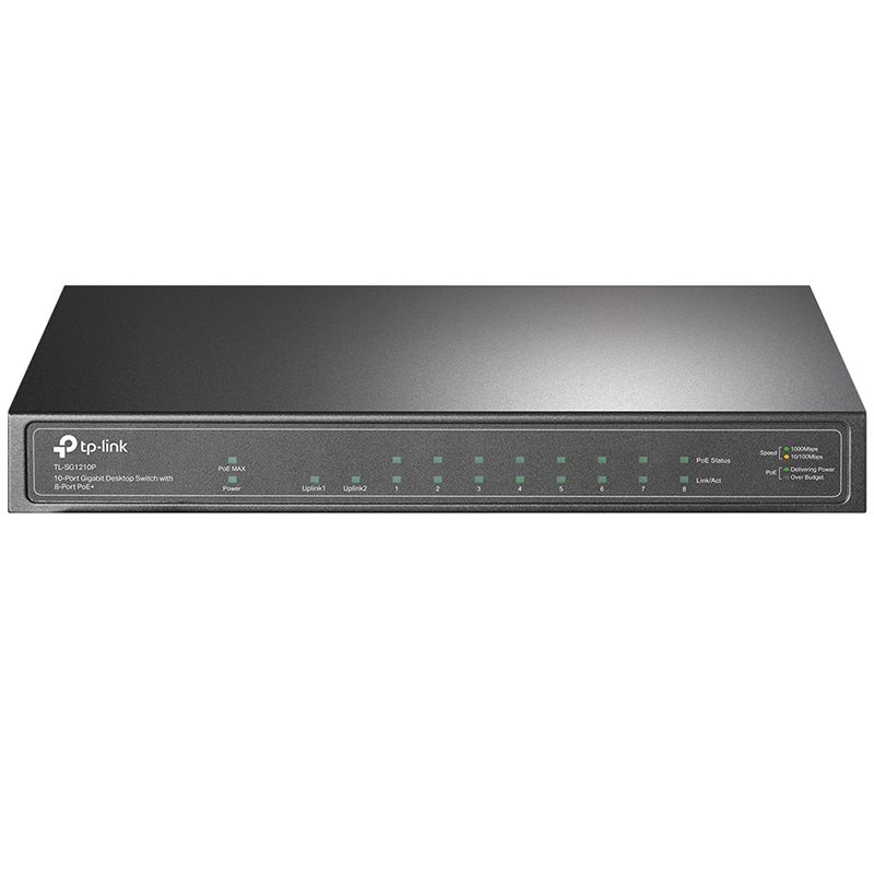 سوئیچ شبکه 8 پورت تی پی لینک مدل TL-SG1210P