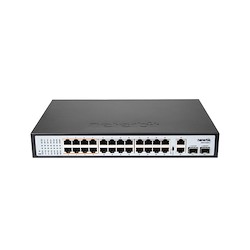 سوئیچ شبکه 24 پورت +PoE نتربیت مدل NGS-F1028P-C
