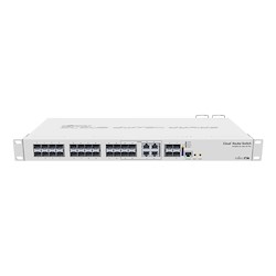 سوئیچ شبکه 20 پورت میکروتیک مدل CRS328-4C-20S-4S-RM
