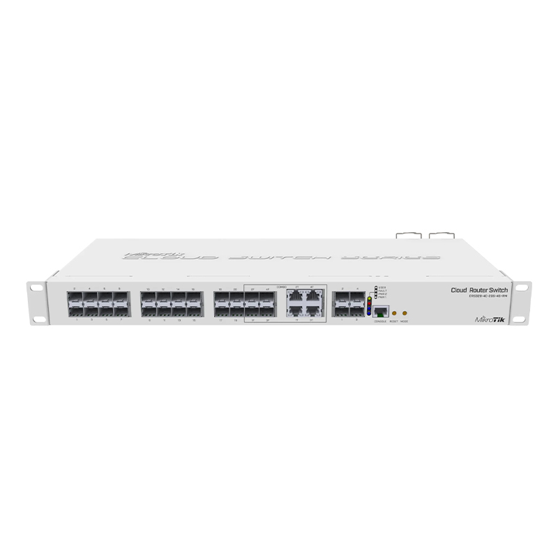 سوئیچ شبکه 20 پورت میکروتیک مدل CRS328-4C-20S-4S-RM