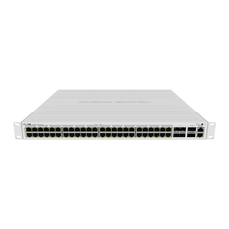 سوئیچ شبکه 48 پورت میکروتیک مدل CRS354-48P-4S-2Q-RM