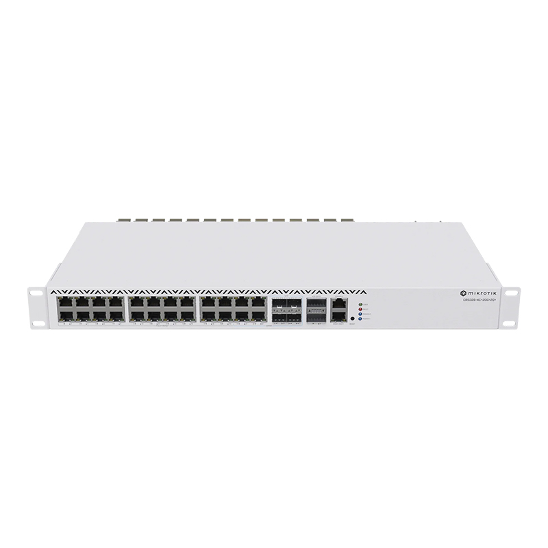 سوئیچ شبکه 20 پورت میکروتیک مدل CRS326-4C-20G-2Q-RM