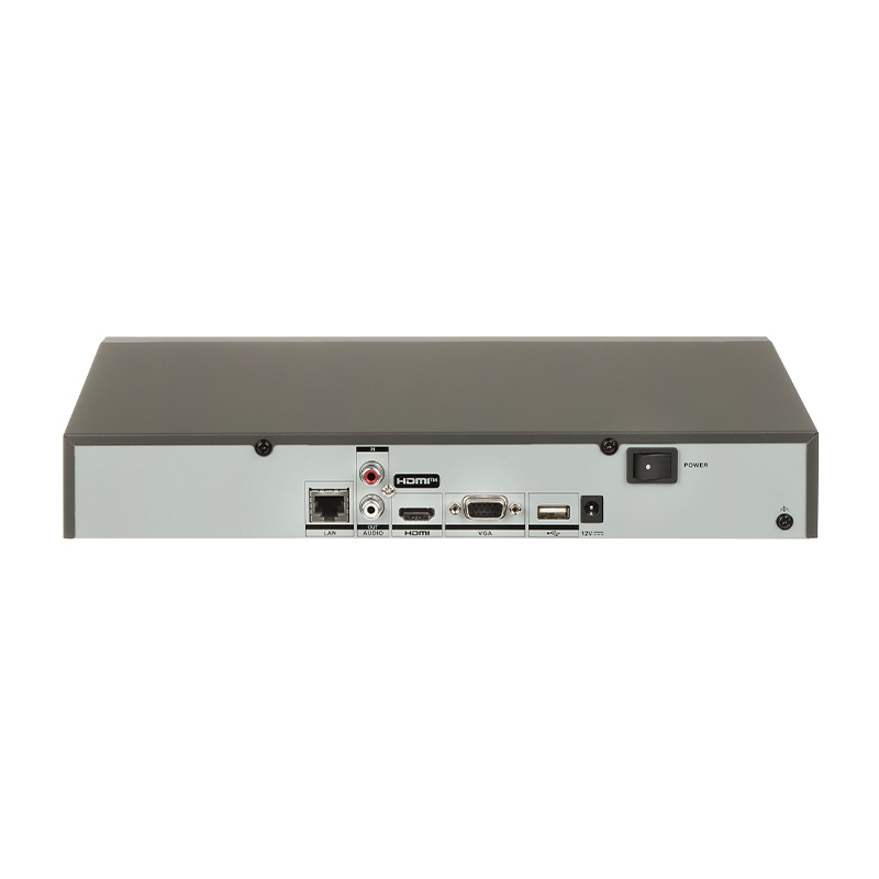 نمایی از پشت قاب  ان وی آر هایک ویژن مدل DS-7608NXI-K1