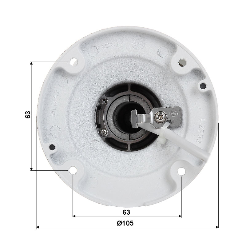 پشت دوربین هایک ویژن DS-2CD2T63G2-4I