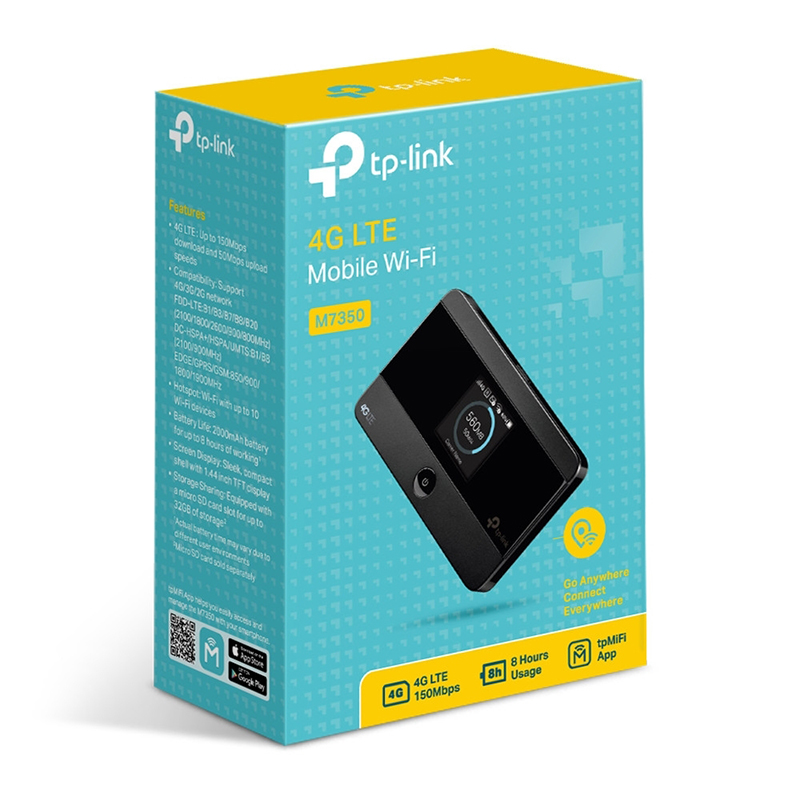 جعبه مودم روتر قابل حمل 4G تی پی لینک مدل M7350
