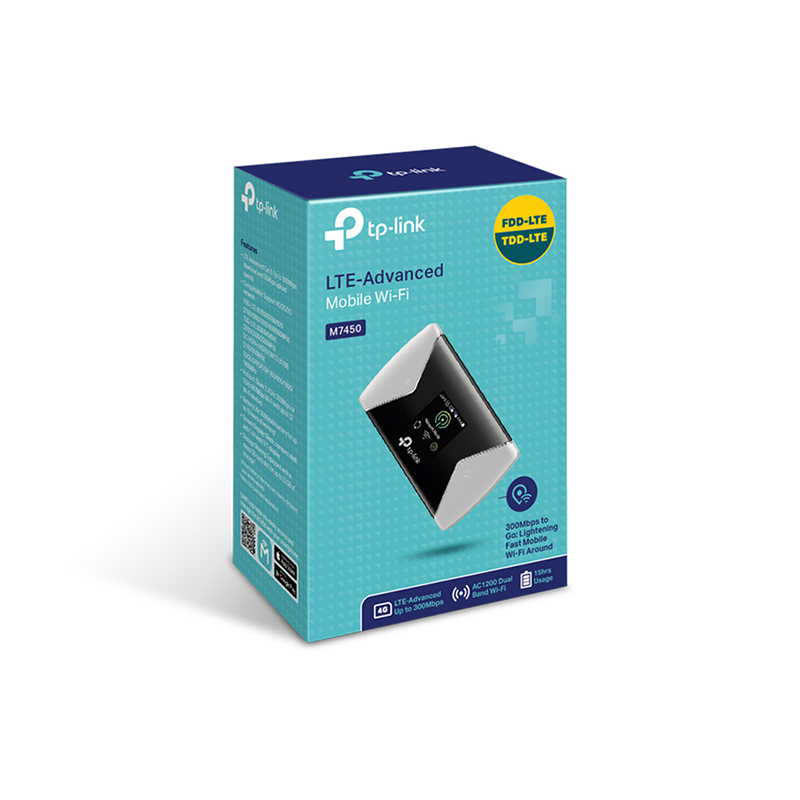 جعبه مودم 4G LTE قابل حمل تی پی لینک مدل M7450