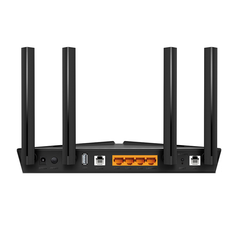 پورت‌های روتر بیسیم تی پی لینک مدل Archer VX1800v
