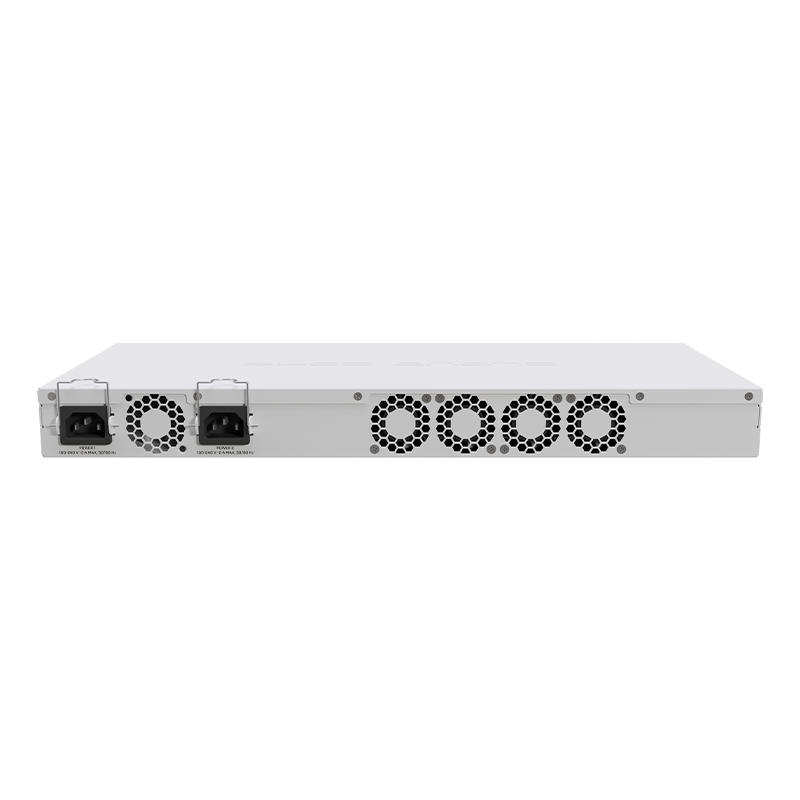 نمای پشتی روتر میکروتیک مدل +CCR2116-12G-4S
