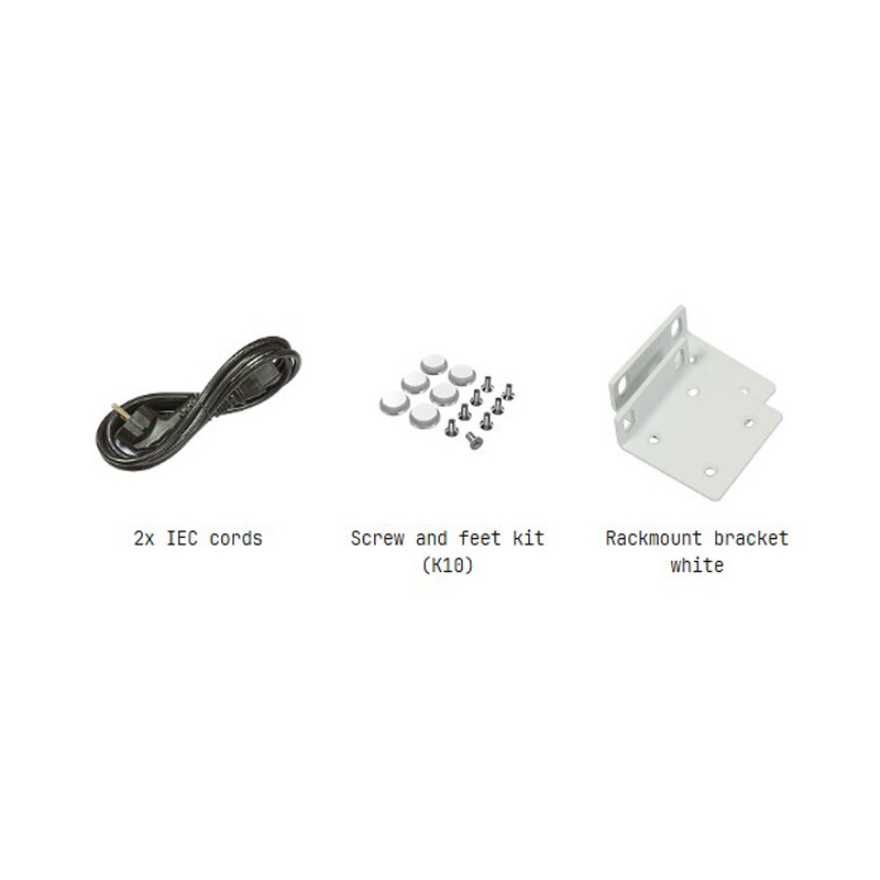 محتویات جعبه روتر میکروتیک مدل CCR2004-1G-12S+2XS
