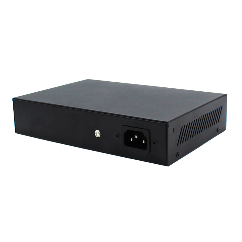سوئیچ شبکه پانالینک مدل PL-SF0604P از نمای پشت