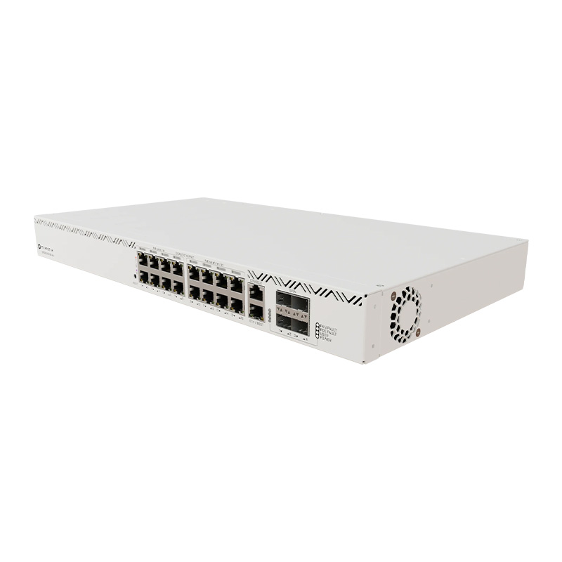 سوئیچ شبکه 18 پورت میکروتیک مدل CRS320-8P-8B-4S-RM