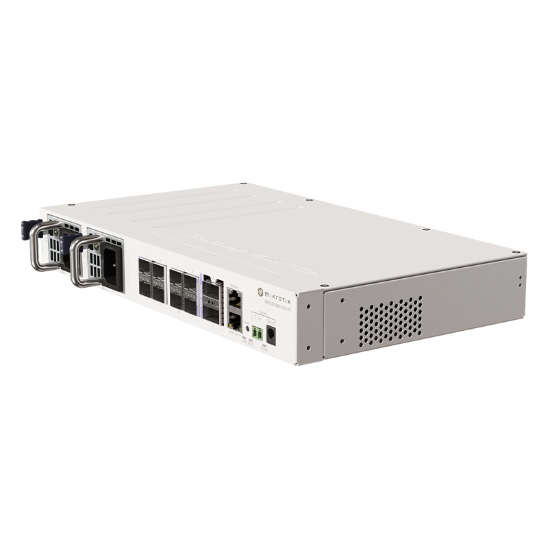 سوئیچ شبکه 10 پورت میکروتیک مدل CRS510-8XS-2XQ-IN