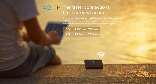 پشتیبانی از اینترنت 4G LTE با سرعت مناسب